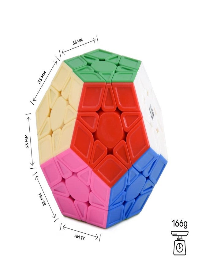 QiYi All ages Pcubed Puzzles Qiheng S Megaminx Cube Sculpture Stickerless Pack of 1 - Image 3